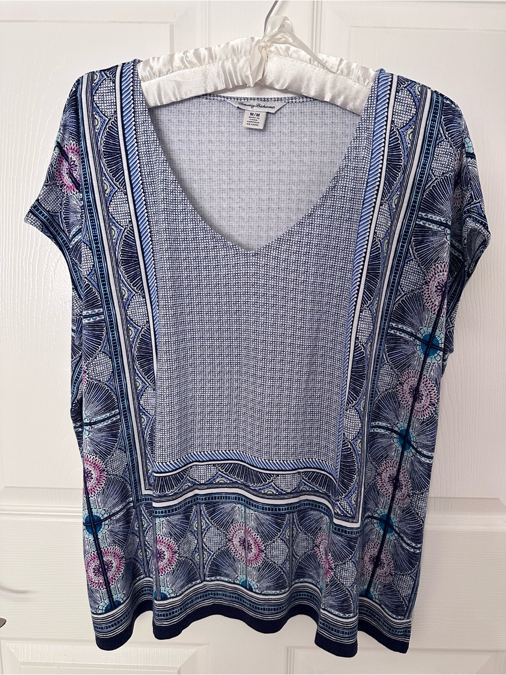 TOMMY BAHAMA JERSEY TOP EIC